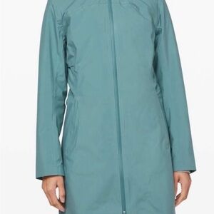 Lululemon Rain Rebel Jacket Women's Teal Jacket